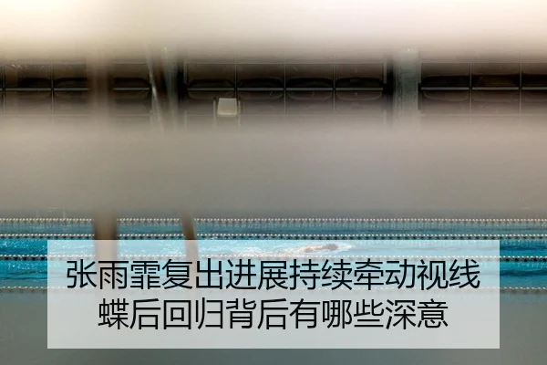 张雨霏复出进展持续牵动视线 蝶后回归背后有哪些深意